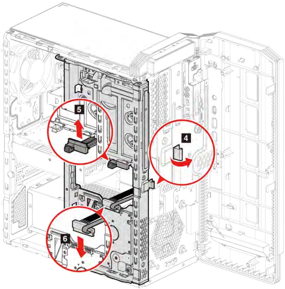 LENOVO Ideacentre G514 - Retirez l'unité de stockage. - 3