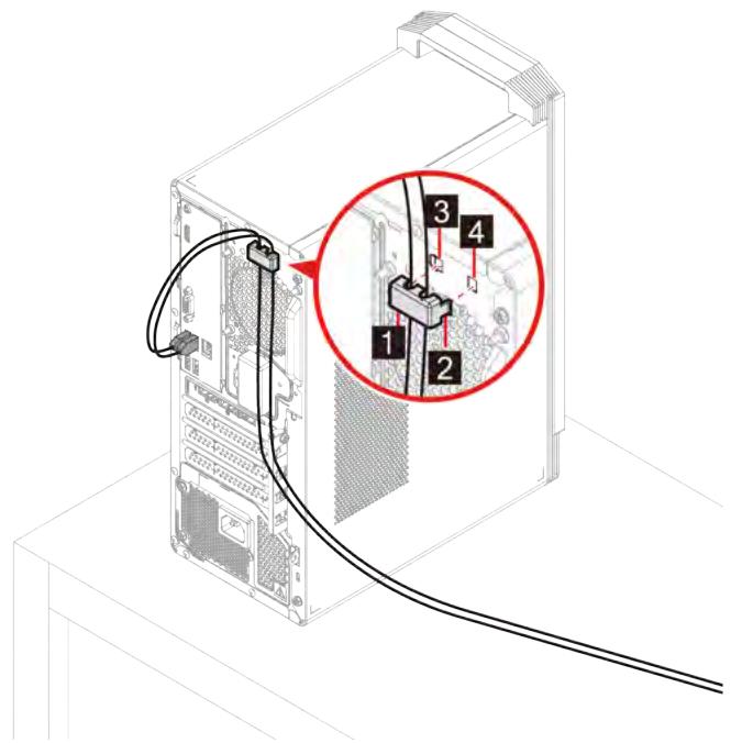 LENOVO Ideacentre G514 - Utiliser un attache-câbles intelligent - 1