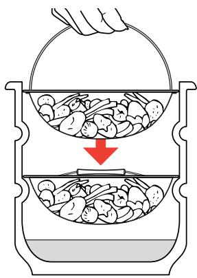 SEB P4202308 - Pour les modèles équipés de 2 rangées de supports intégrés : - 2