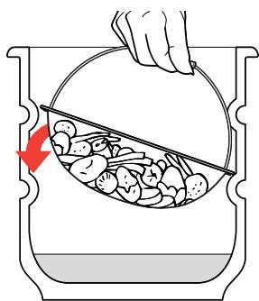 SEB P4202308 - Pour les modèles équipés de 2 rangées de supports intégrés : - 1