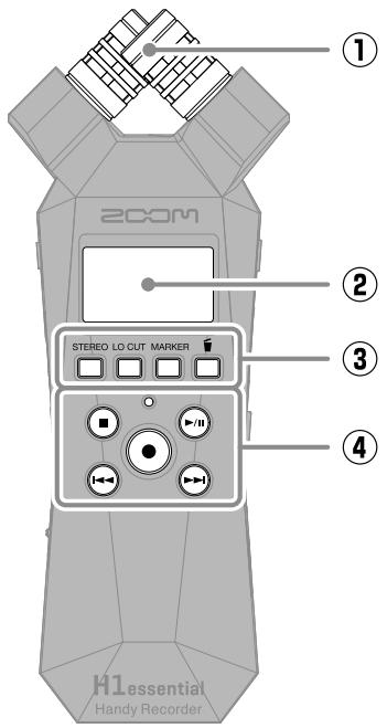 ZOOM H1 - Face supérieure - 1