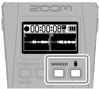 ZOOM H1 - - Opérations pendant l'enregistrement - 1