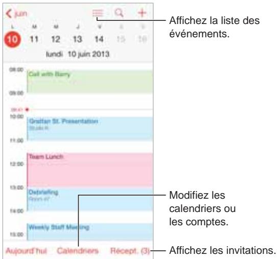 APPLE IPH6 PLUS SPAGY 6460 - Calendrier en un coup d'eel - 1