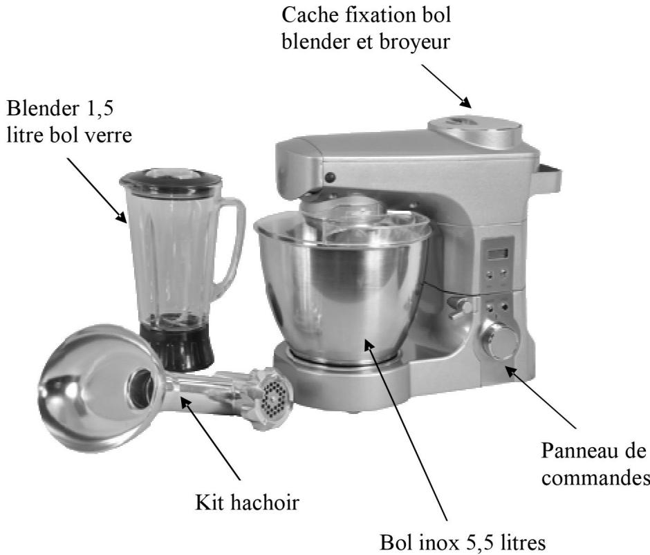 KITCHEN CHEF SJ-508A - DESCRIPTION DE VOTRE APPAREIL - 1