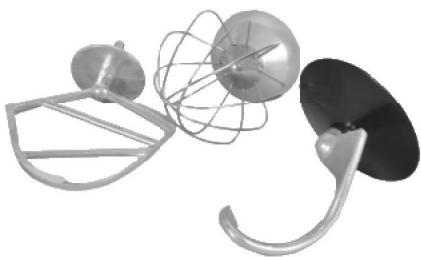 KITCHEN CHEF SJ-508A - INSTALLATION du fouet et des crochets - 2