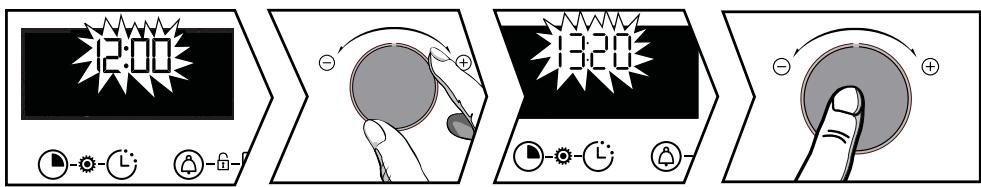 MAE DARRY BRANDTFOURBFH3412X - - Einstellung der Uhrzeit - 1