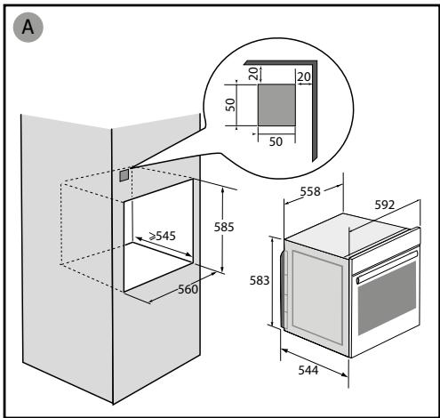 MAE DARRY BRANDTFOURBFH3412X - WAHL DES AUFSTELLUNGSORTS UND EINBAU - 1