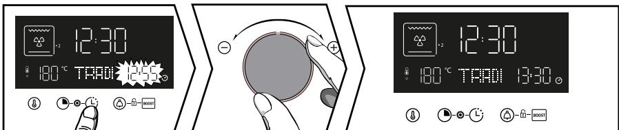 MAE DARRY BRANDTFOURBFH3412X - - Modification de l'heure de fin de cuisson - 1