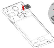 WIKO U FEEL 4G SLATE - - Insertion des cartes SIM - 4