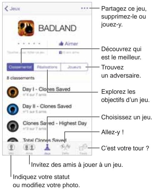 APPLE IPH5C WH 32GO RECOND - Game Center en un coup d'oeil - 1
