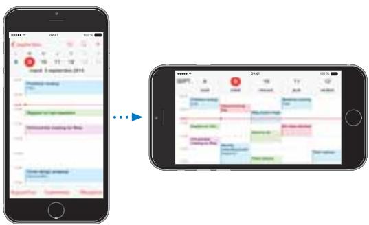APPLE IPH5C WH 32GO RECOND - Modifier l'orientation de l'écran - 1
