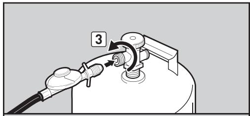 WEBER 46713353 - RACCORDEMENT DU DÉTENDEUR À LA BOUTEILLE DE GAZ - 2