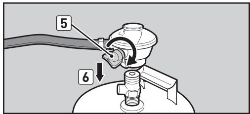 WEBER 46713353 - RACCORDEMENT DU DÉTENDEUR À LA BOUTEILLE DE GAZ - 4