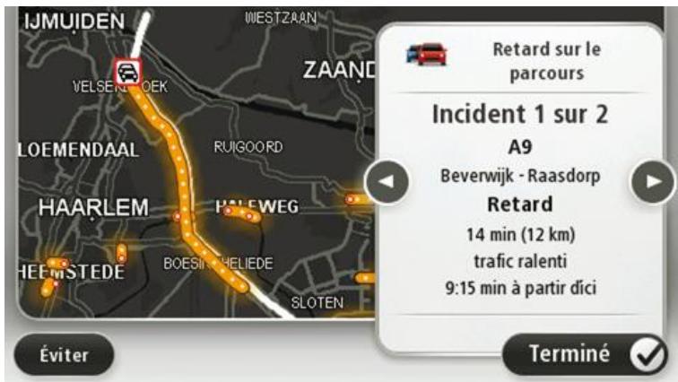 TOMTOM GO LiVE 1005M - Pour en savoir plus sur un incident - 2