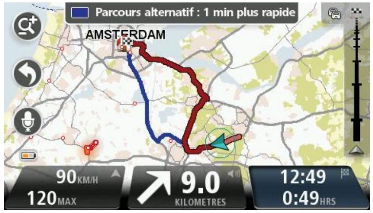 TOMTOM GO LiVE 1005M - Parcours alternatives - 1