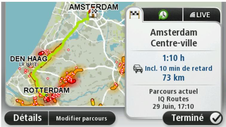 TOMTOM GO LiVE 1005M - L'endetroit s'affiche sur la carte Touchez Sélectionner pour continuer ou Précédent pour saisir une autre adresse. - 2