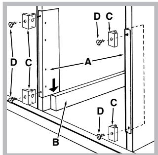 HOTPOINT FH83CHAIX - Centrage et fixation* - 1