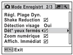 PENTAX OPTIO S1 ROUGE - Utilisez le bouton de navigation (▲▶) pour selectionner ou □. - 1