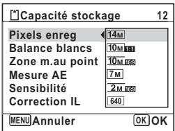 PENTAX OPTIO S1 ROUGE - Sélection du nombre de pixels enregistrés - 3