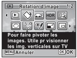PENTAX OPTIO S1 ROUGE - Rotation d'une image - 1
