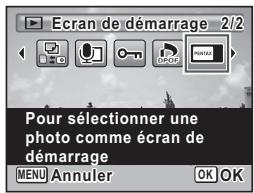PENTAX OPTIO S1 ROUGE - Changement de l'écran de démarrage - 1