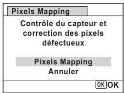 PENTAX OPTIO S1 ROUGE - Correction des pixels défectueux dans le capteur CCD (Pixels Mapping) - 2