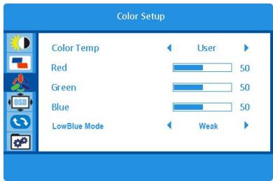 JVC MONITEUR24WCF - Temperatura del color - 1