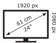 JVC MONITEUR24WCF - External power supply - 2