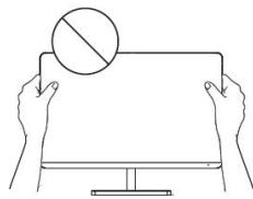 JVC MONITEUR24WCF - ADJUSTING THE ANGLE - 3