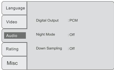 HITACHI AXM 628 - Option Night Mode (Mode nuit) - 1