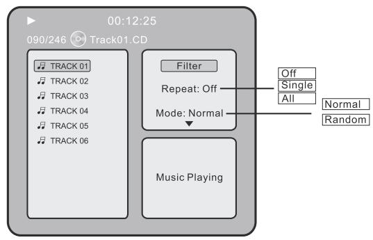 HITACHI AXM 628 - PROGRAMMATION D'UNE LISTE DE LECTURE POUR UN CD/MP3/WMA - 1