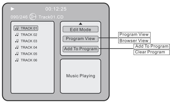 HITACHI AXM 628 - PROGRAMMATION D'UNE LISTE DE LECTURE POUR UN CD/MP3/WMA - 2