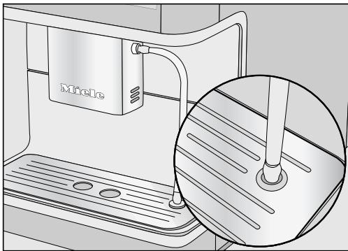 MIELE CM6350GR - Rincer le conduit de lait - 1