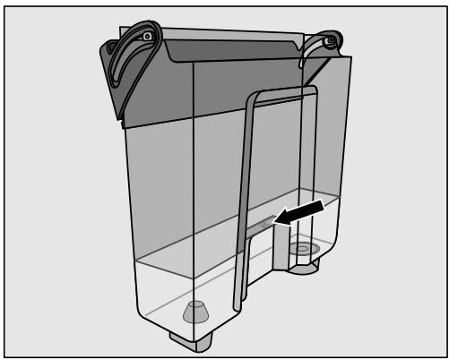 MIELE CM6350GR - Préparer la solution de détartrage - 1