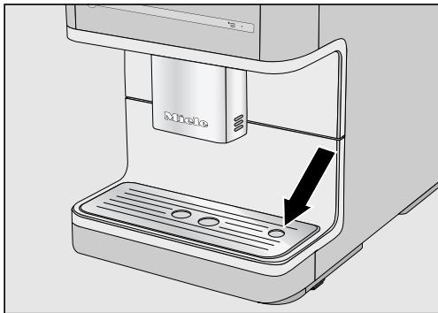 MIELE CM6350GR - Plaque d'égoutage - 1