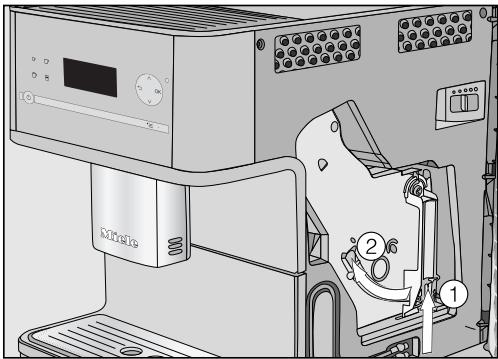 MIELE CM6350GR - Nettoyer l'unité de percolation - 1
