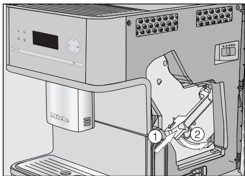 MIELE CM6350GR - Nettoyer l'unité de percolation - 5