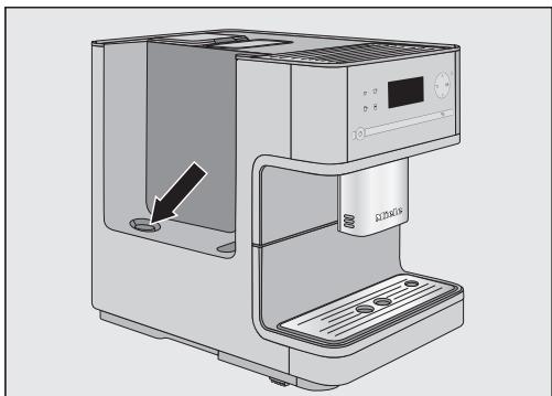 MIELE CM6350GR - Filtre en inox au niveau de la vanne d'arrivée d'eau - 1