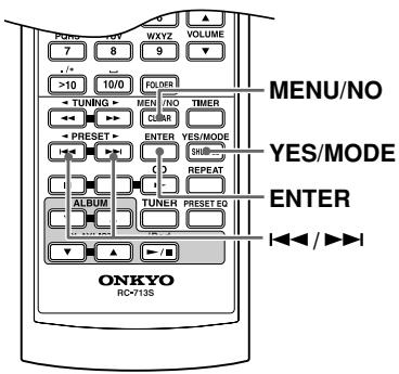 ONKYO CBX-300 - Réglage manuel des stations FM/AM - 1