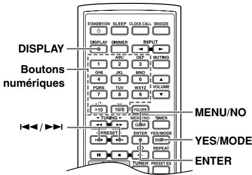 ONKYO CBX-300 - Nommer les présélections - 1