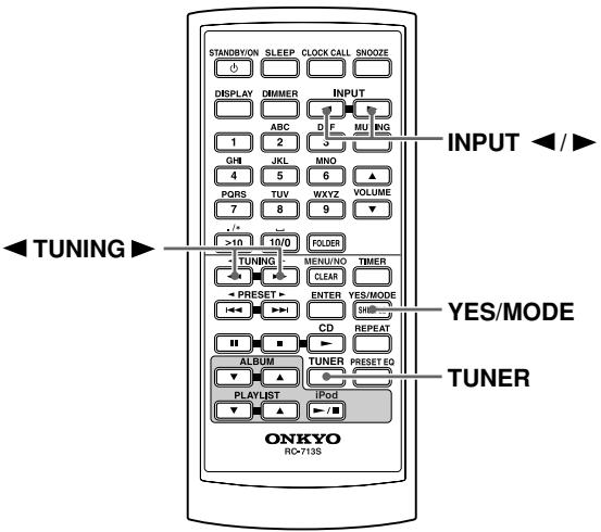 ONKYO CBX-300 - Recherche d'une station radio - 1