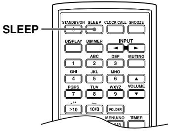 ONKYO CBX-300 - Utilisation de la minuterie (Sleep Timer) - 1