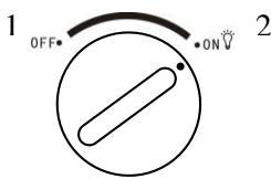 KALORIK THG OT 1020BCRL - LAMP SELECTOR DIAL - 1