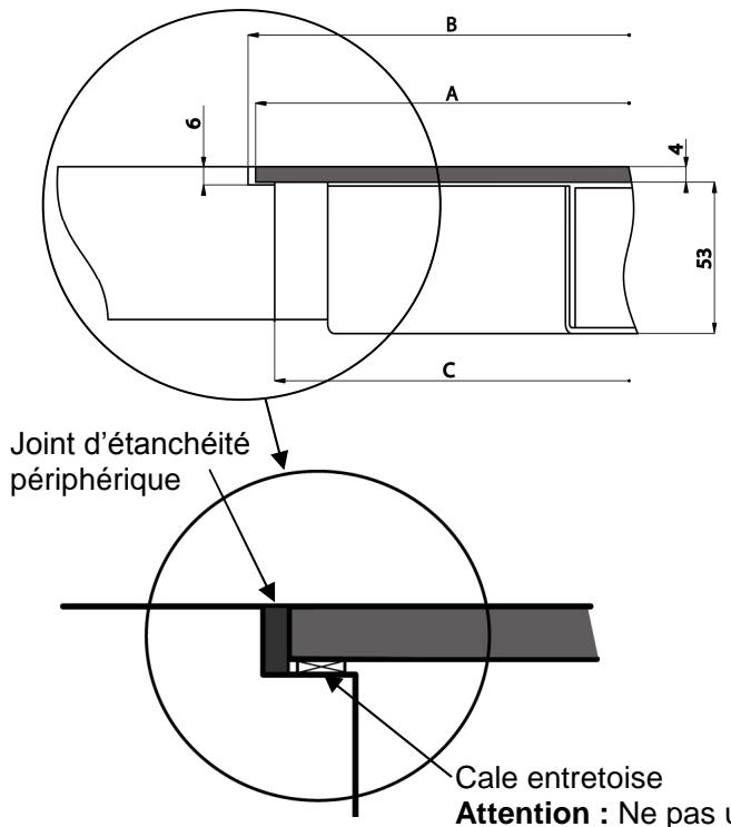 AIRLUX ATIN 3 BK NOIR - Appareils et dimension d'installation - 1