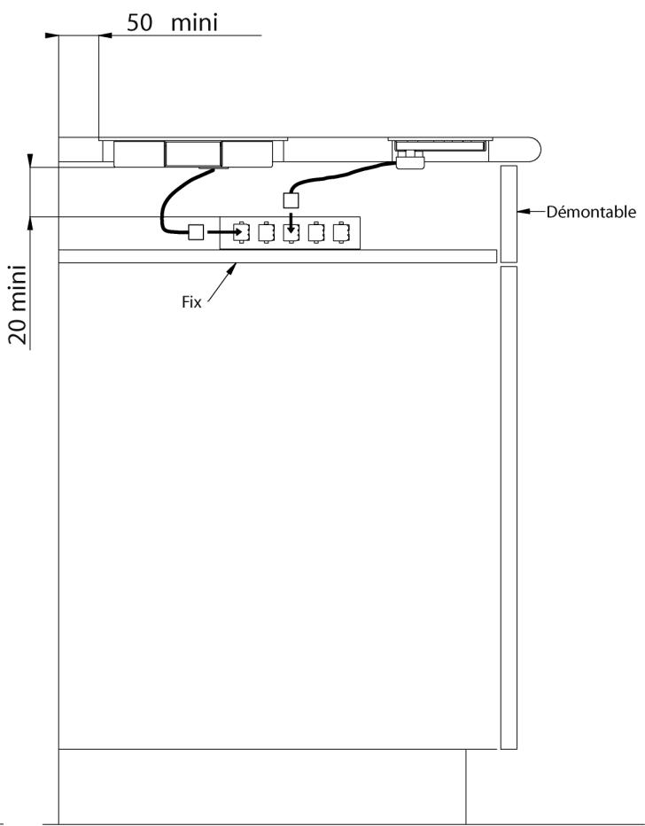 AIRLUX ATIN 3 BK NOIR - Ventilation des modules d'induction - 2