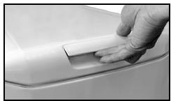 HOOVER DYT8126BLANC - Préparation lavage. Ouverture/Fermeture tambour - 1