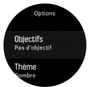 SUUNTO 3granite - Utilisation des objectifs pendant l'exercice - 1