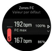 SUUNTO 3granite - Définir la FC maxi. - 1