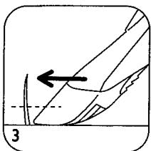 CALOR TZ 1013 - C- UTILISATION DE LA TONDEUSE BIKINI AVEC LE PEIGNE 5 POSITIONS : - 2