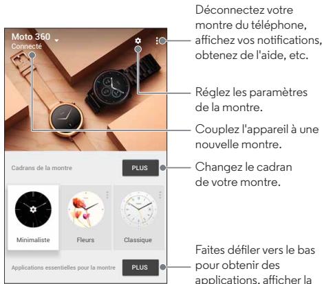 MOTOROLA MOTO 360 V2 F42 ROOR - Démarrage rapide : android wear - 1